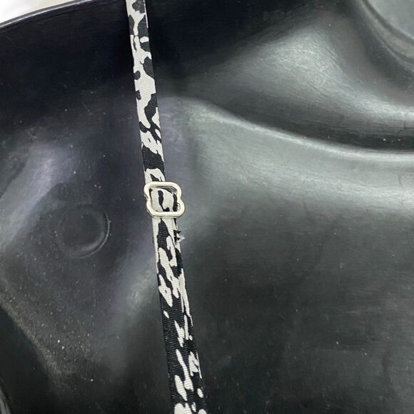 AG Adriano Goldschmied Midi Dress Womens S Black White Slip Satin Scarlet NEW - Picture 11 of 14